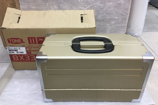 未使用品 TONE トネ ツールケース BX331HG ホワイトゴールド ツールセット 両開きケース