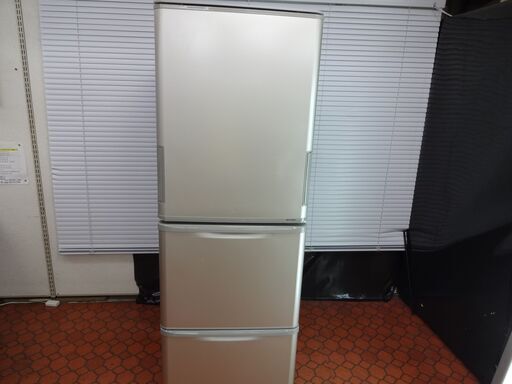 【ギフト】 ID 993977　冷蔵庫　３ドア　シャープ350L　２０１４年製 冷蔵庫