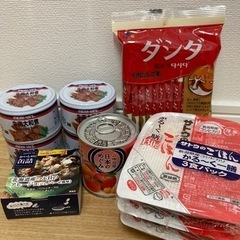 【ネット決済】缶詰、ダシダ、ご飯詰め合わせ