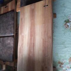 ☆天然木 ローテーブル&チェアー