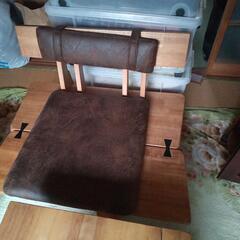 ☆天然木 ローテーブル&チェアー