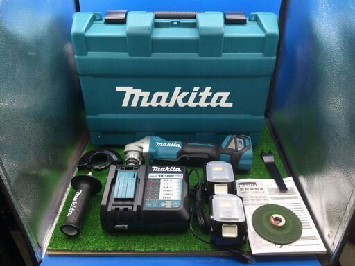 【エコツール豊田インター店】Makita/マキタ 18v100mm充電式ディスクグラインダ GA418DRGX　【愛知県/豊田インター店/工具】
