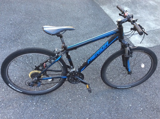 再値下げ マウンテンバイク 自転車 MERIDA MATTS 6.5 黒 ロック付