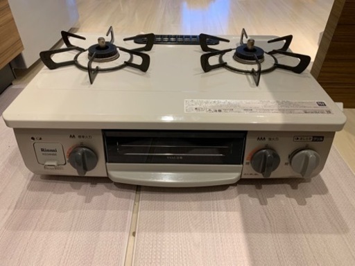 ガステーブル Rinnai 水無し片面焼グリル KG34NBE