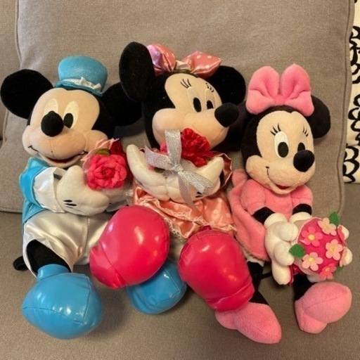 ウェディングミッキーミニーぬいぐるみ ポニョるん 南草津の家電の中古あげます 譲ります ジモティーで不用品の処分