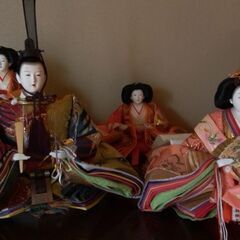 久月雛人形三段飾り