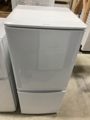 SHARP 137L 2ドア冷凍冷蔵庫 SJ-D14A-W 2015年製