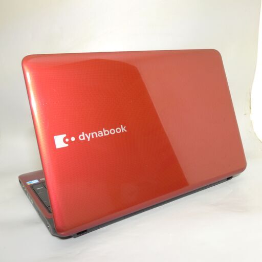 新品爆速SSD レッド ノートパソコン 中古美品 15.6型ワイド 東芝