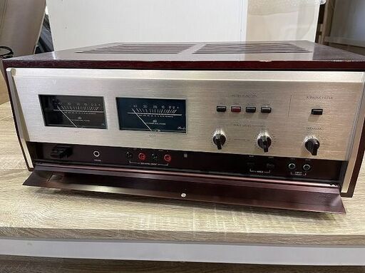 【苫小牧バナナ】アキュフェーズ/Accuphase ステレオパワーアンプ 第3世代 P-300X ウッドケース付き 動作品♪