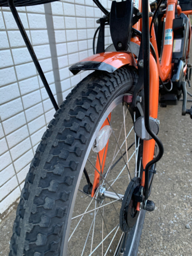 YAMAHA PAS babby 2015年式 新基準 電動アシスト自転車 オレンジ