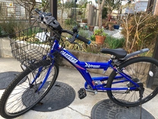 子供用自転車　26インチ青系