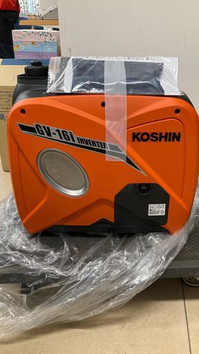 【未使用品】【店頭引取限定】KOSHIN　工進　インバーター発電機　GV-16i　82500円