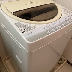 TOSHIBA 家庭用全自動洗濯機6㎏無料でお譲りします！