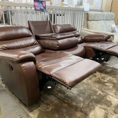 レザーカウチソファー ヘタリ有 65,780円