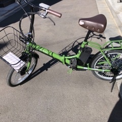 新車20型電動アシスト付き折り畳み自転車 EVA PLUS mini（エヴァ 