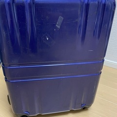 スーツケース　青