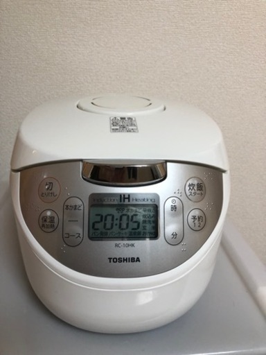 東芝炊飯器 5.5合 IHジャー炊飯器 保温白米24時間 RC-10HK