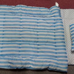 未使用　幼児用寝具「掛け布団　敷布団　枕セット」お譲りします。