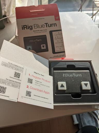 iRig BlueTurn/ブルーターン/譜めくりペダル