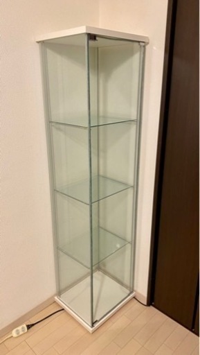 Ikea イケア Detolf デトルフ コレクションケース ホワイト43x163 Cm ひぐま 志村三丁目の家具の中古あげます 譲ります ジモティーで不用品の処分