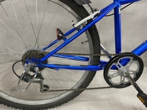 mountain bike BUCHS 自転車 26インチ ブルー 青 ギア 6速