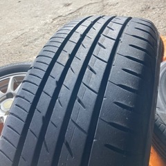 🌈195/65R15 8分山ラジアルタイヤ&アルミセット