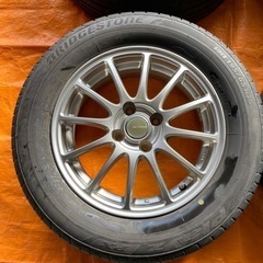 🌈195/65R15 8分山ラジアルタイヤ&アルミセット