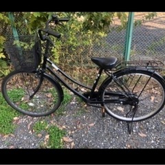 【ネット決済】26インチ ブラック自転車