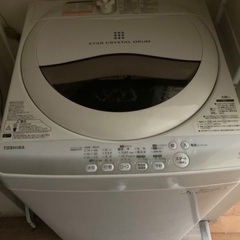 洗濯機 東芝 5.0kg AW-5G9-W