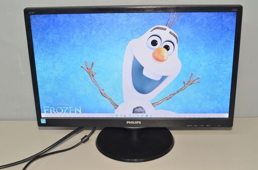 中古良品 PHILIPS 223V5L 21.5型ワイド液晶ディスプレイモニター 動作確認済