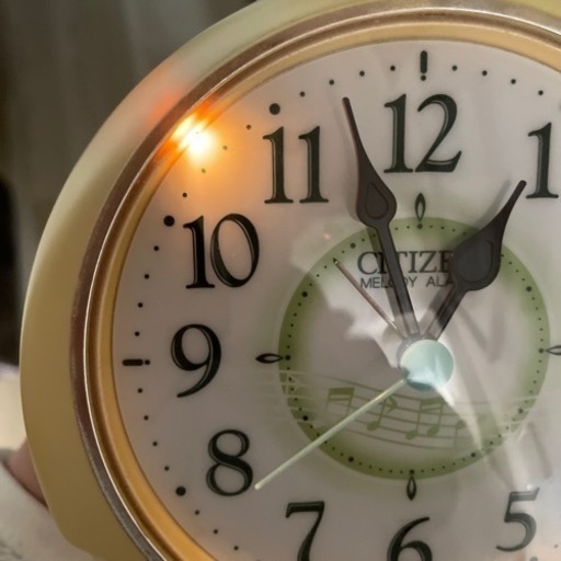 シチズン目覚まし時計メロディ6曲 オレンジ 石屋川の生活雑貨の中古あげます 譲ります ジモティーで不用品の処分