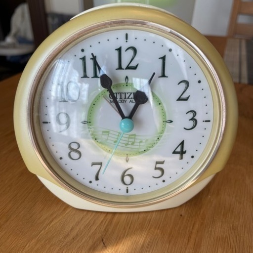 シチズン目覚まし時計メロディ6曲 オレンジ 石屋川の生活雑貨の中古あげます 譲ります ジモティーで不用品の処分