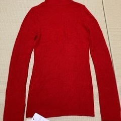 【新品未使用】ニット　セーター　赤