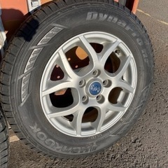 パジェロミニ　夏タイヤ、社外ホイールセット