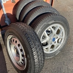 パジェロミニ　夏タイヤ、社外ホイールセット