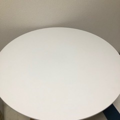 【ネット決済】丸テーブル　白テーブル　アイリスプラザ