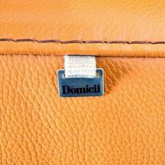 山口)下松市より　IDC大塚家具 Domicil ドミシール 2人掛けソファ マンダリンオレンジ 幅200×奥行90×高さ88cm 　BIZJA08H