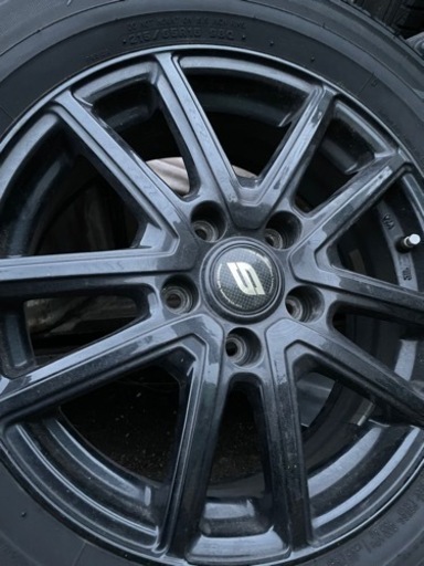 【極上バリ山　雪対策　スタッドレスブラックホイール　アル　ヴェル早い者勝ち】 極上バリ山 雪対策 スタッドレスブラックホイール アル ヴェル早い者勝ち】