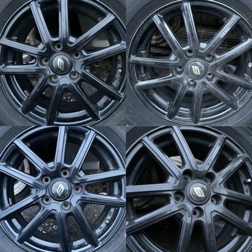 極上バリ山 雪対策 スタッドレスブラックホイール アル ヴェル早い者勝ち】