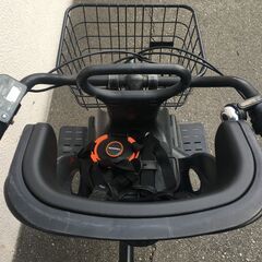 地域限定送料無料　パナソニック　ギュットアニーズ　三人乗り　8,9AH　20インチ　黒　ビッケ　パスバビー　神戸市　電動自転車-ps5 本体CFl-1200A