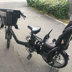 地域限定送料無料　パナソニック　ギュットアニーズ　三人乗り　8,9AH　20インチ　黒　ビッケ　パスバビー　神戸市　電動自転車-ps5 本体CFl-1200A