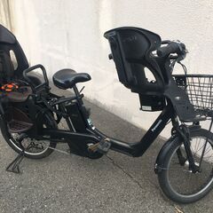 地域限定送料無料　パナソニック　ギュットアニーズ　三人乗り　8,9AH　20インチ　黒　ビッケ　パスバビー　神戸市　電動自転車-ps5 本体CFl-1200A