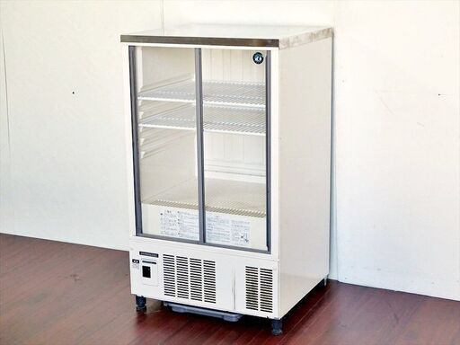 山口)下松市より　ホシザキ 小形冷蔵ショーケース SSB-63CL2 冷蔵156L 単相100V 幅63×奥行55×高さ108cm 2017年製 　BIZJA09H