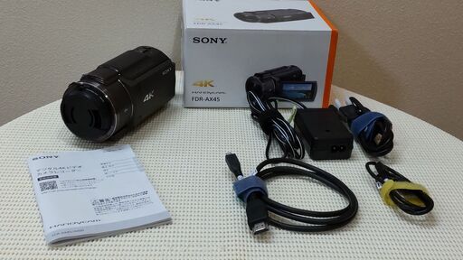 【大幅値下げ】【美品】SONY 4KハンディカムFDR-AX45　スペシャルセット（2023年5月31日迄の保障・豊富なアクセサリー）