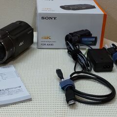 【大幅値下げ】【美品】SONY 4KハンディカムFDR-AX45...