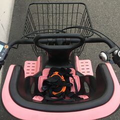 地域限定送料無料　パナソニック　ギュットアニーズ　三人乗り　16AH　20インチ　ピンク　ビッケ　パスバビー　神戸市　電動自転車