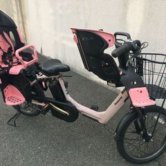 地域限定送料無料　パナソニック　ギュットアニーズ　三人乗り　16AH　20インチ　ピンク　ビッケ　パスバビー　神戸市　電動自転車