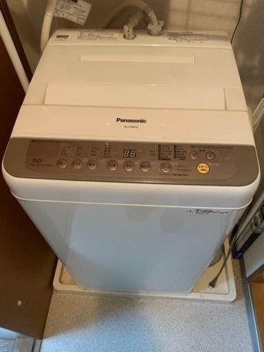 今週末限定価格!2017年製 美品 中古Panasonic 7kg NA-F70PB10