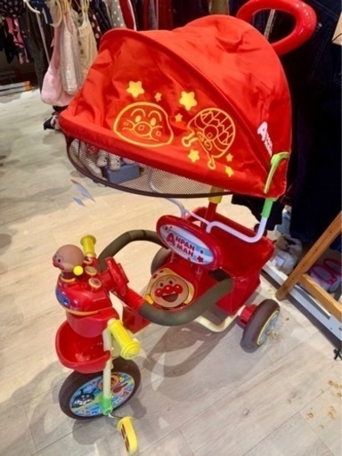 ■店頭引取限定■アンパンマン　三輪車