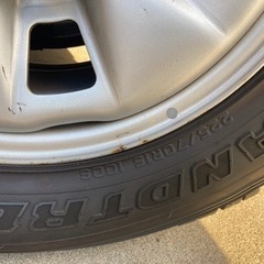希少 トヨタ純正スチール 225/70r15 ダンロップ タイヤ グラントレック 